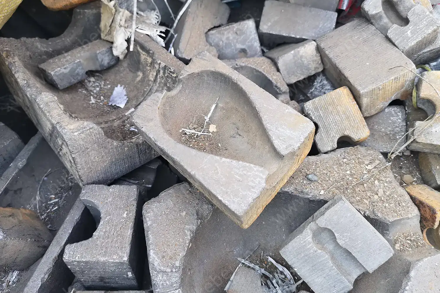 玻璃废石墨模具